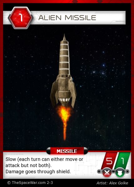 Card: Alien Missile